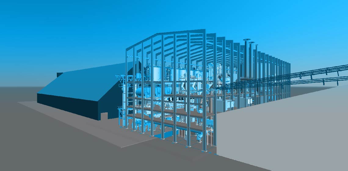 [Translate to Deutsch:] CGI rendering of the factory complex in Bangladesh as planned by BMA AG